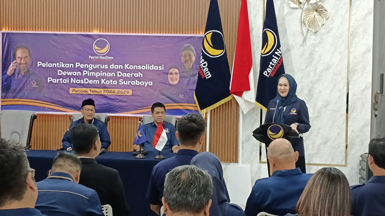 Pengurus DPD NasDem Surabaya Resmi Dilantik