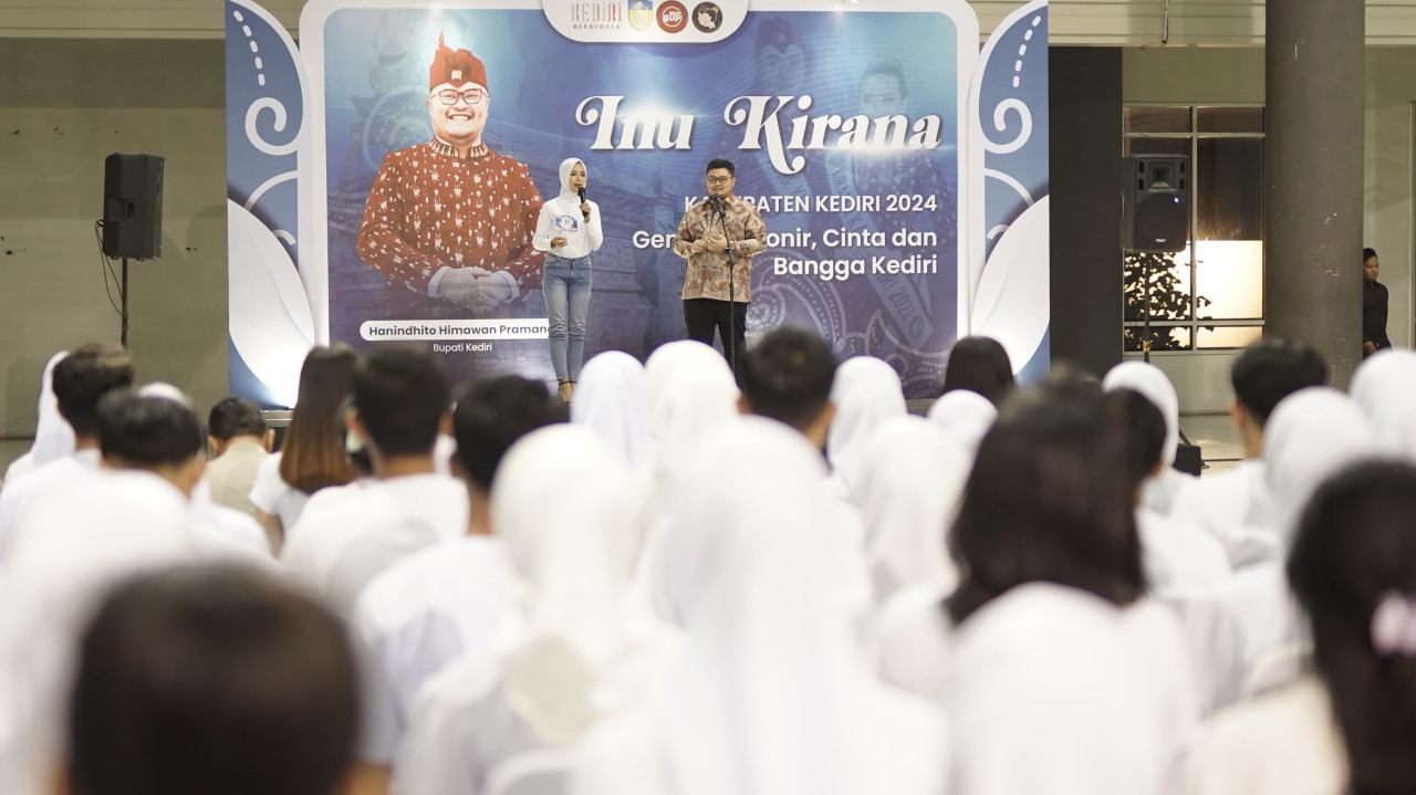 Mas Dhito dalam seleksi Inu Kirana 2024. (Foto: Pemkab Kediri/jatimnow.com)