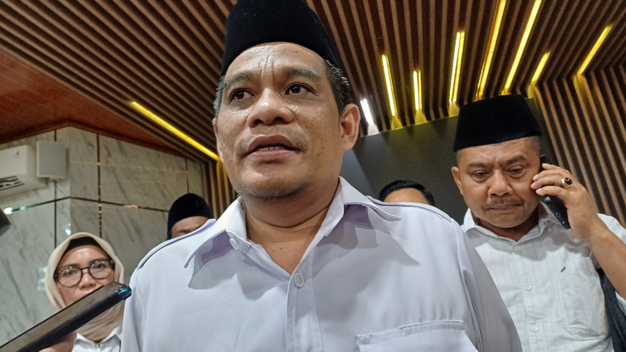 Ketua DPC Partai Gerindra Lamongan, Raden Imam. (Foto: Adyad Ammy Iffansah/jatimnow.com)