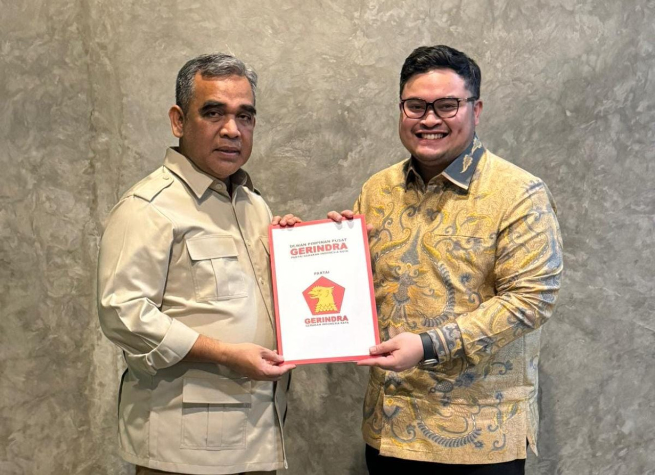 Mas Dhito saat menerima rekom dari Gerindra. (dok. Mas Dhito/jatimnow.com)