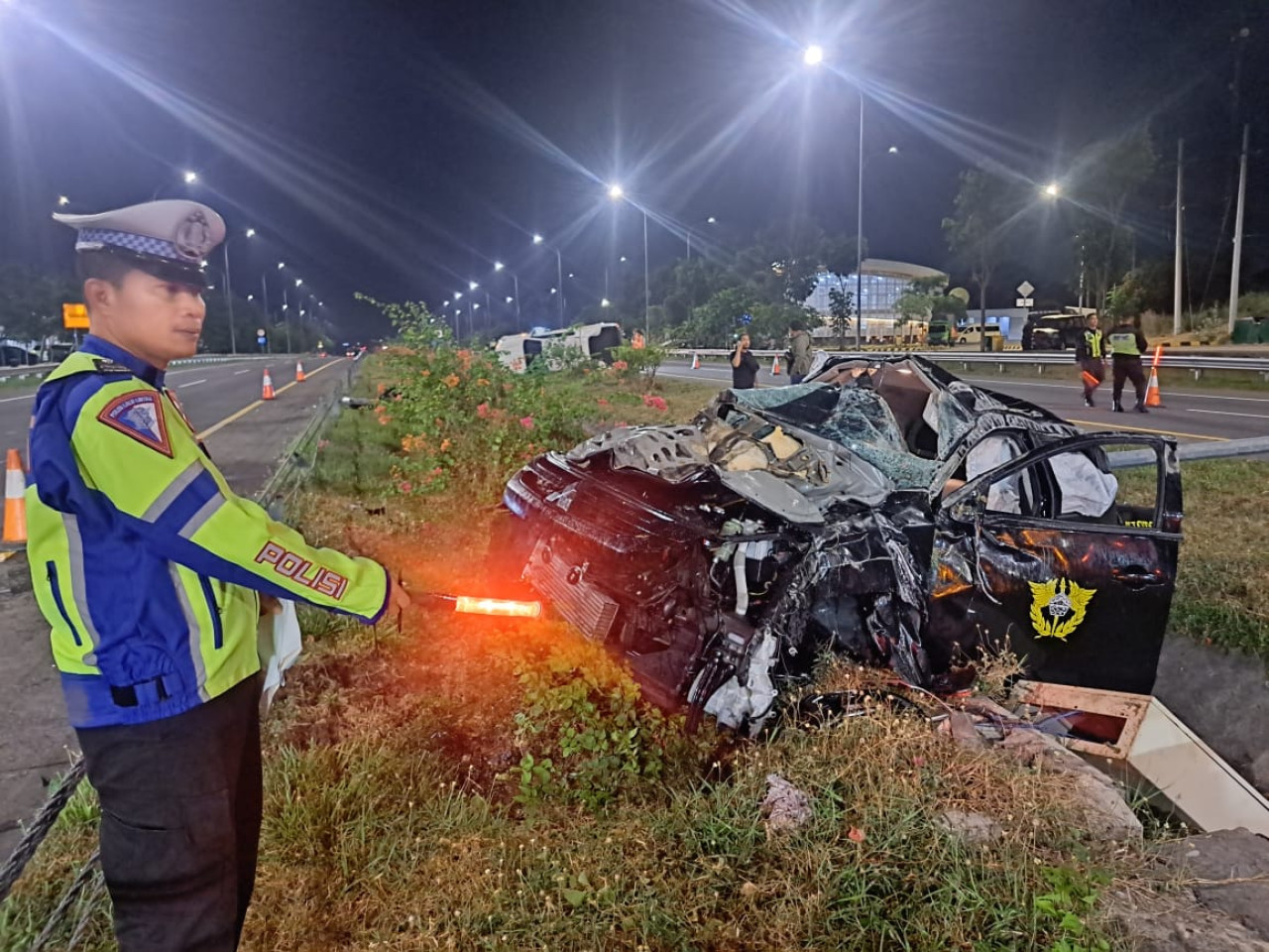 Kondisi kendaraan yang terlibat kecelakaan lalu-lintas (dok PJR Polda Jatim for jatimnow.com)