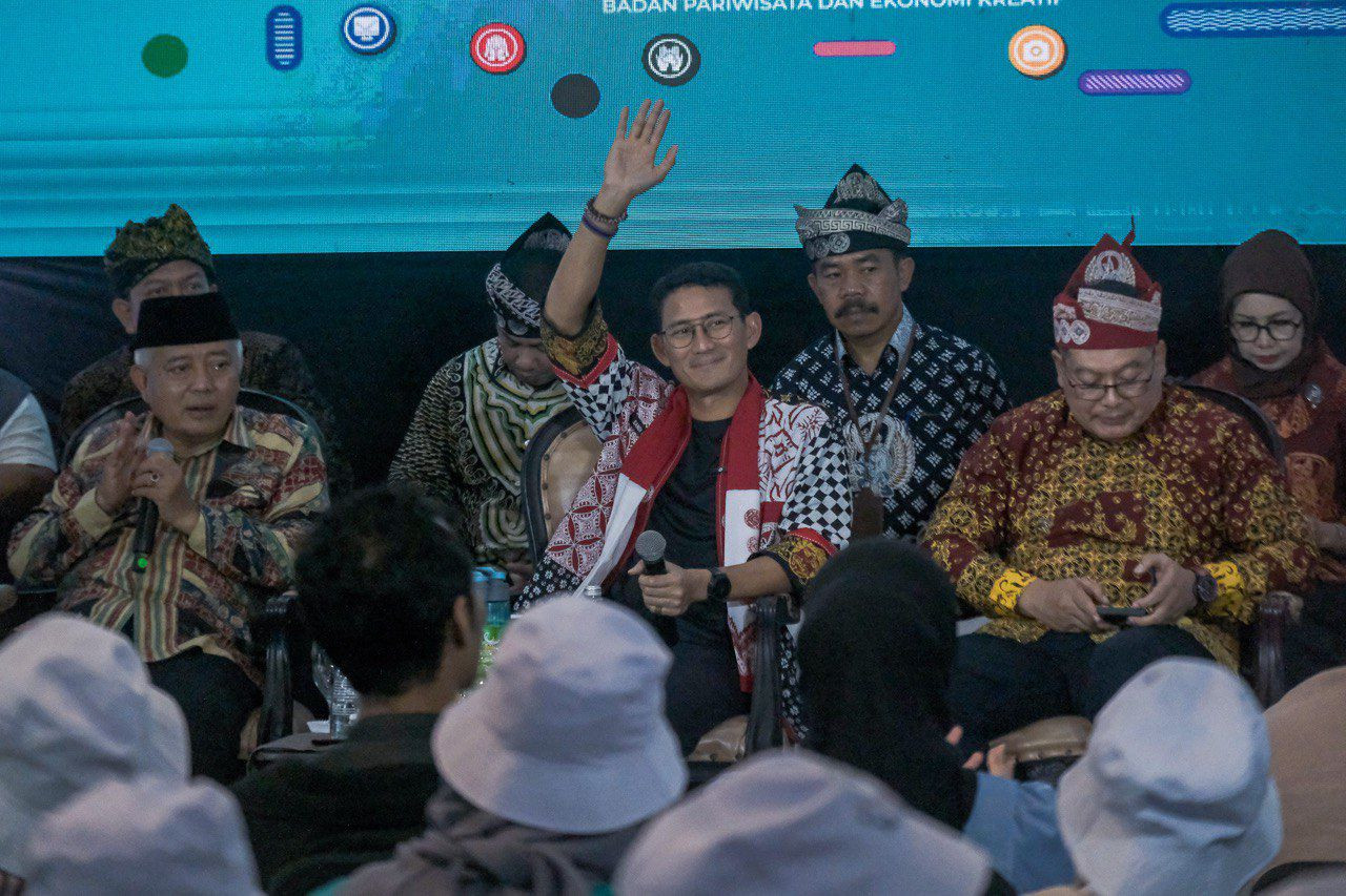 Sandiaga Uno dalam workshop KaTa Kreatif di Malang. (Foto-fotp: Ali for jatimnow.com)