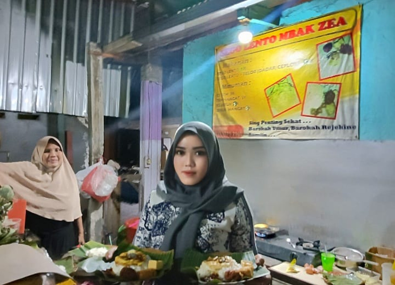 Sego Lento Mbak Zea, Kuliner Malam Khas Suko Sidoarjo