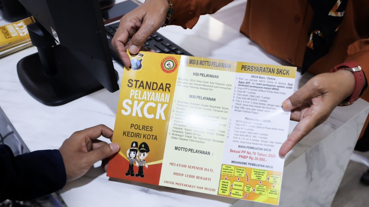 Pengurusan SKCK di Kediri. (Foto: Pemkot Kediri/jatimnow.com)