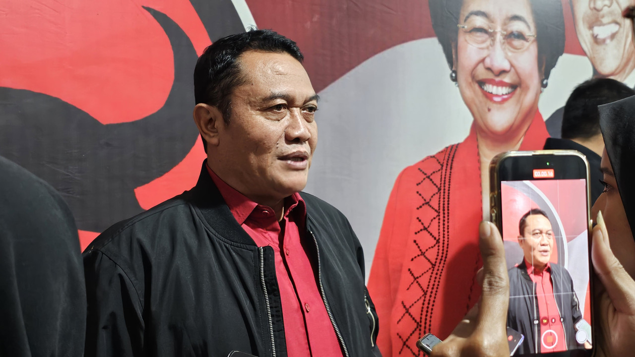 Wakabid DPD PDI Perjuangan Jatim, Agus Wicaksono. (Foto: Yola for jatimnow.com)