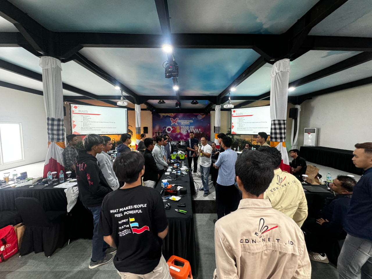 Suasana pelatihan Bootcamp Fiber optic (Foto: dok. Herry for jatimnow.com)