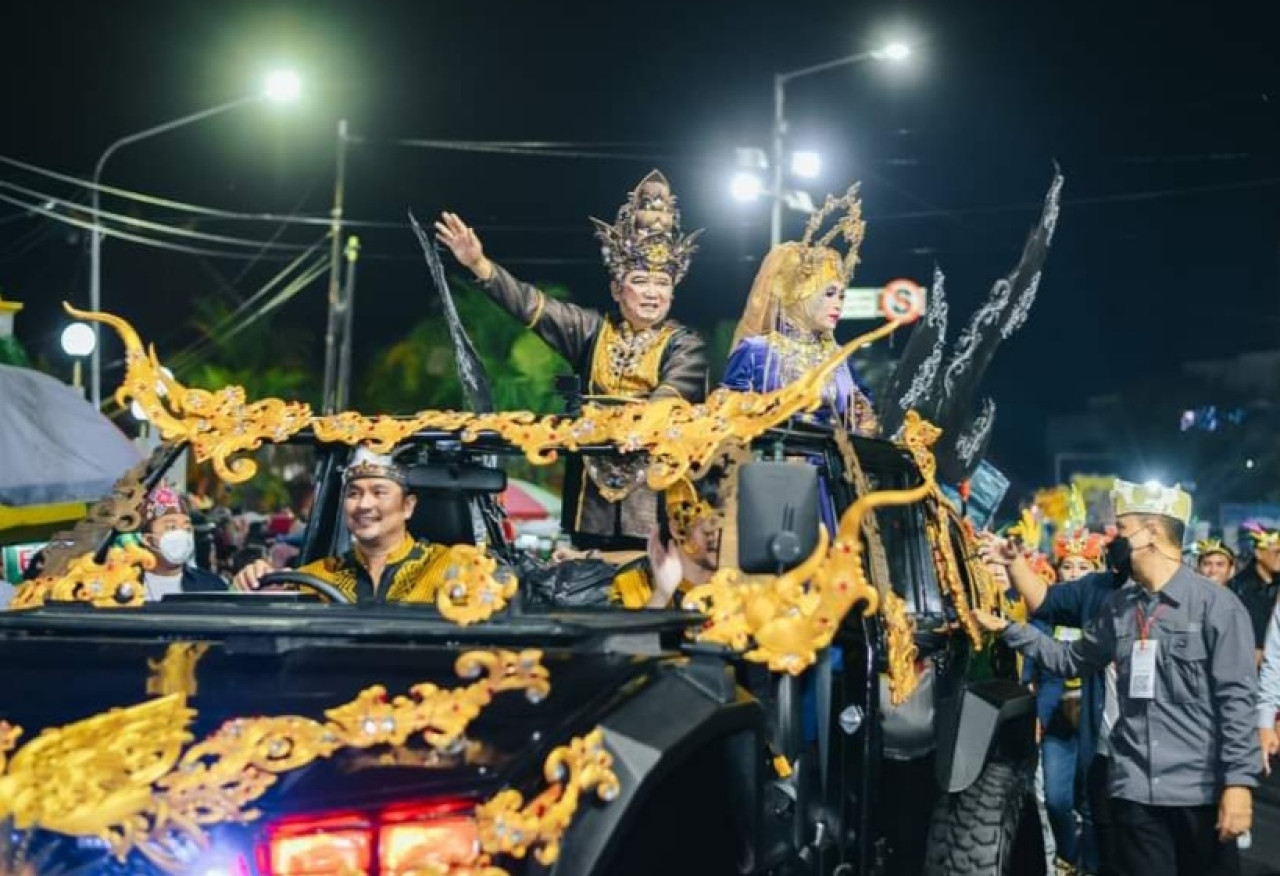 Bupati Hendy saat tampil di ajang JFC tahun sebelumnya (Foto: Diskominfo for jatimnow.com)