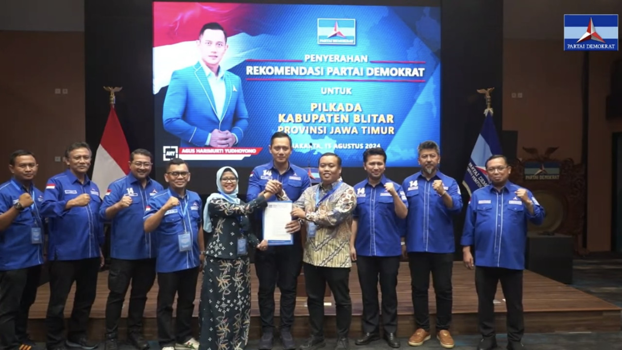 Lagi, Demokrat Serahkan Rekom 8 Bakal Calon Kepala Daerah di Jatim