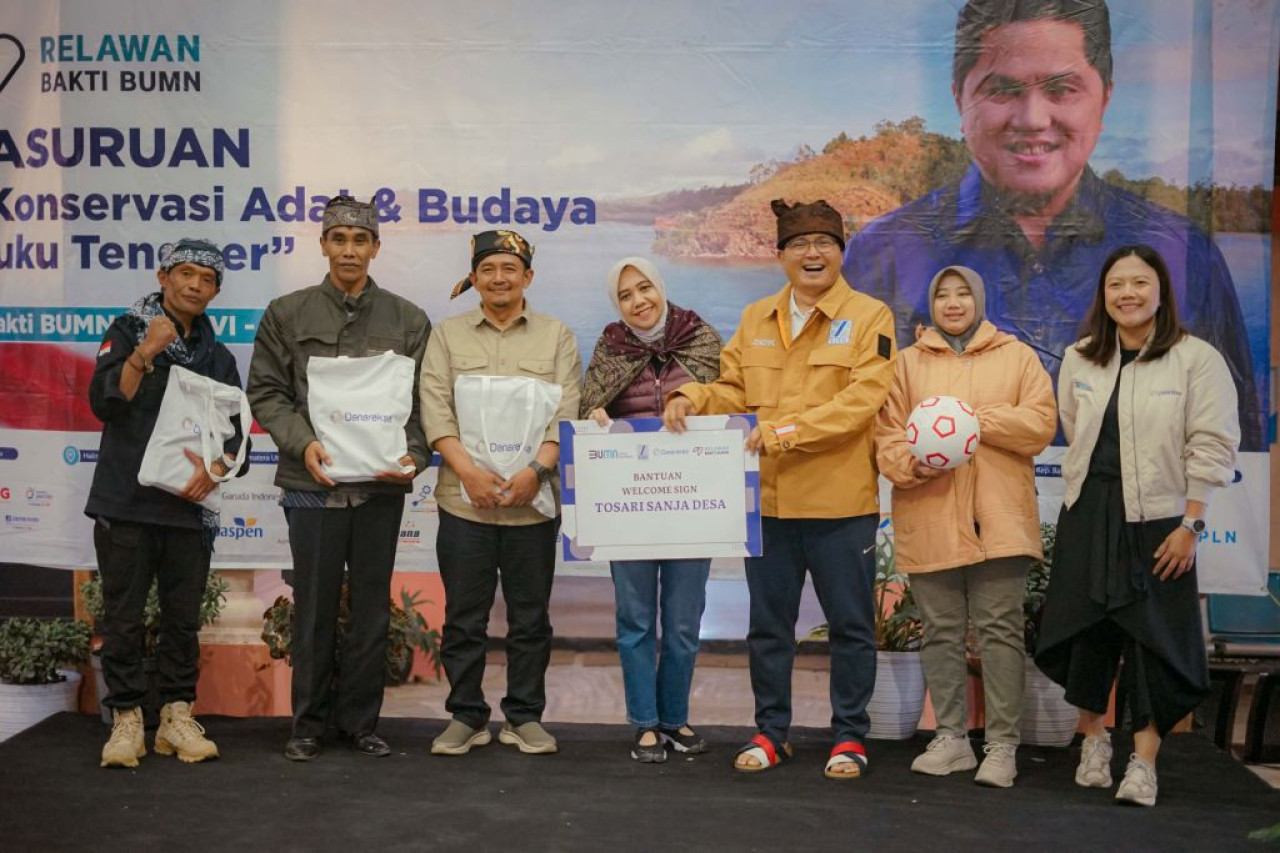 Kemeriahan Relawan Bakti BUMN Batch VI Peringati HUT RI ke-79 di Pasuruan