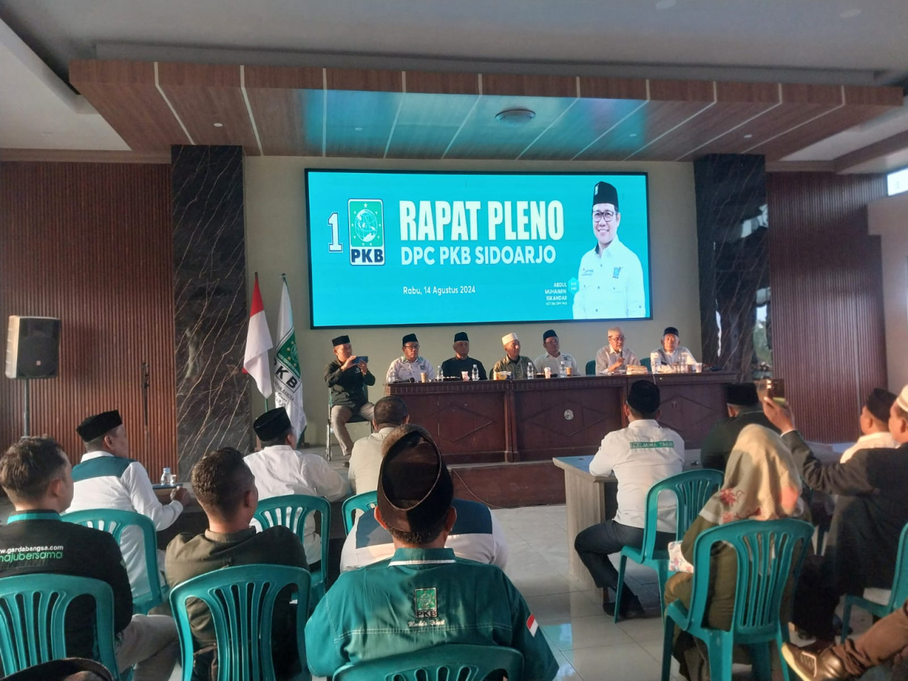 Rapat Pleno DPC PKB Sidoarjo (foto: Zaki for jatimnow.com)
