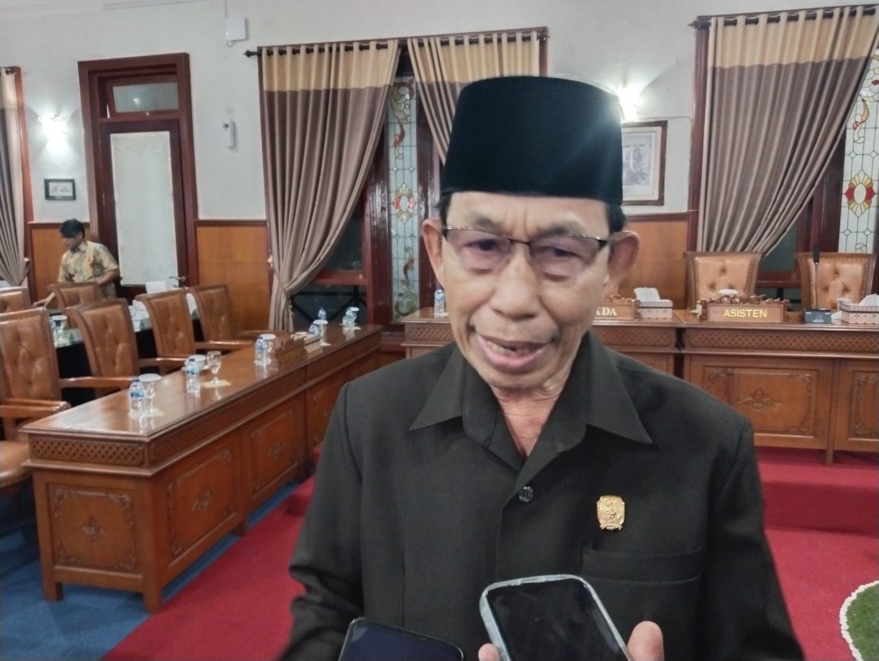 Ketua DPD Partai Golkar Tulungagung, Asmungi. (Foto: Bramanta Pamungkas/jatimnow.com)