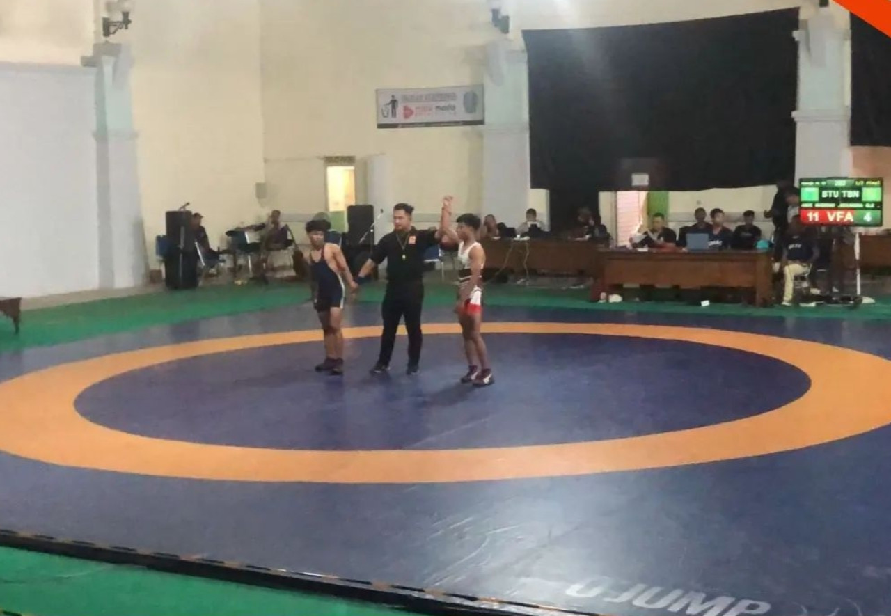 Pegulat Kota Batu Raih 4 Medali Emas di Kejurprov Jatim