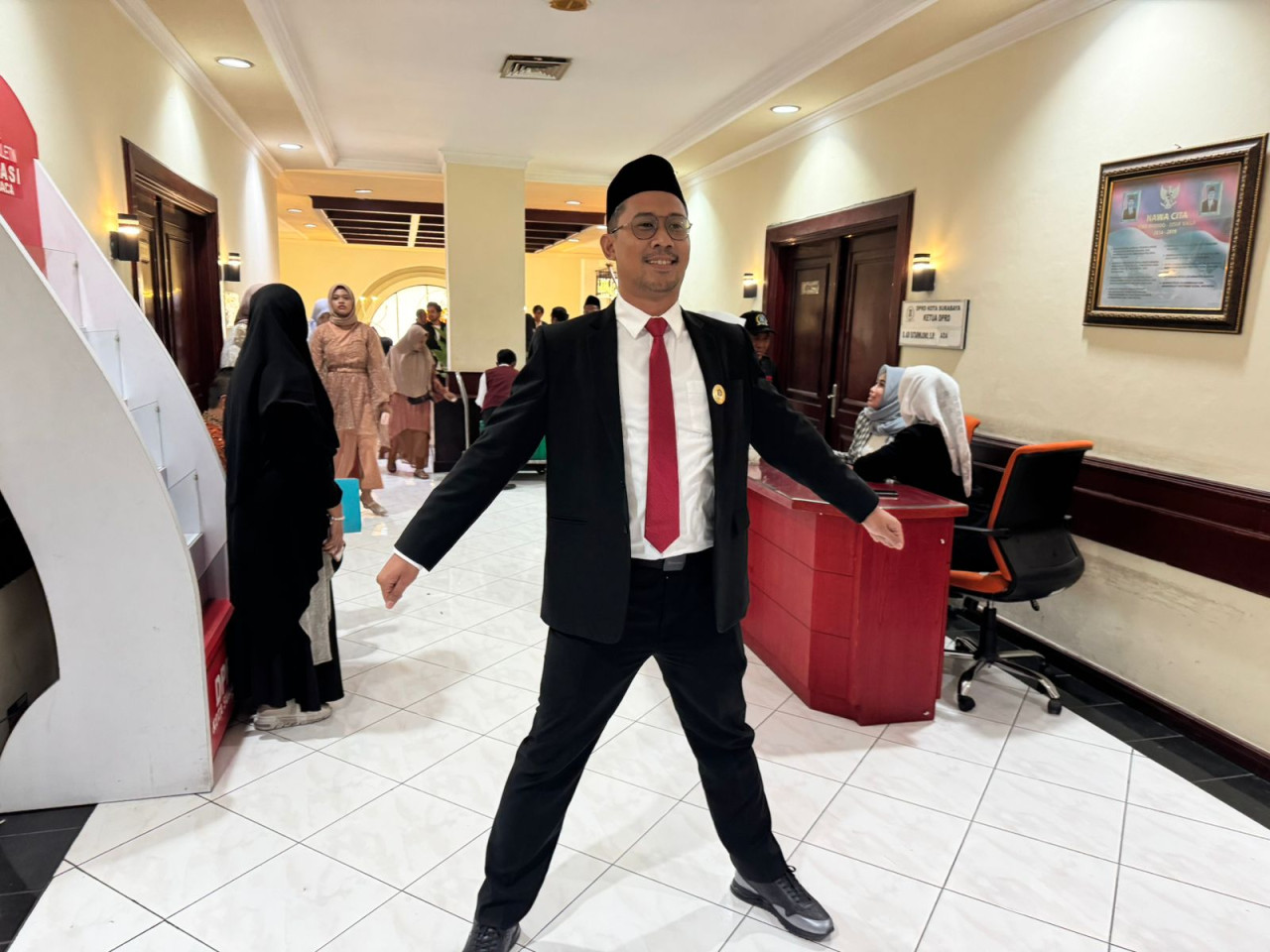 Politisi Gerindra Surabaya Azhar Kahfi (foto: Ni'am Kurniawan/jatimnow.com)