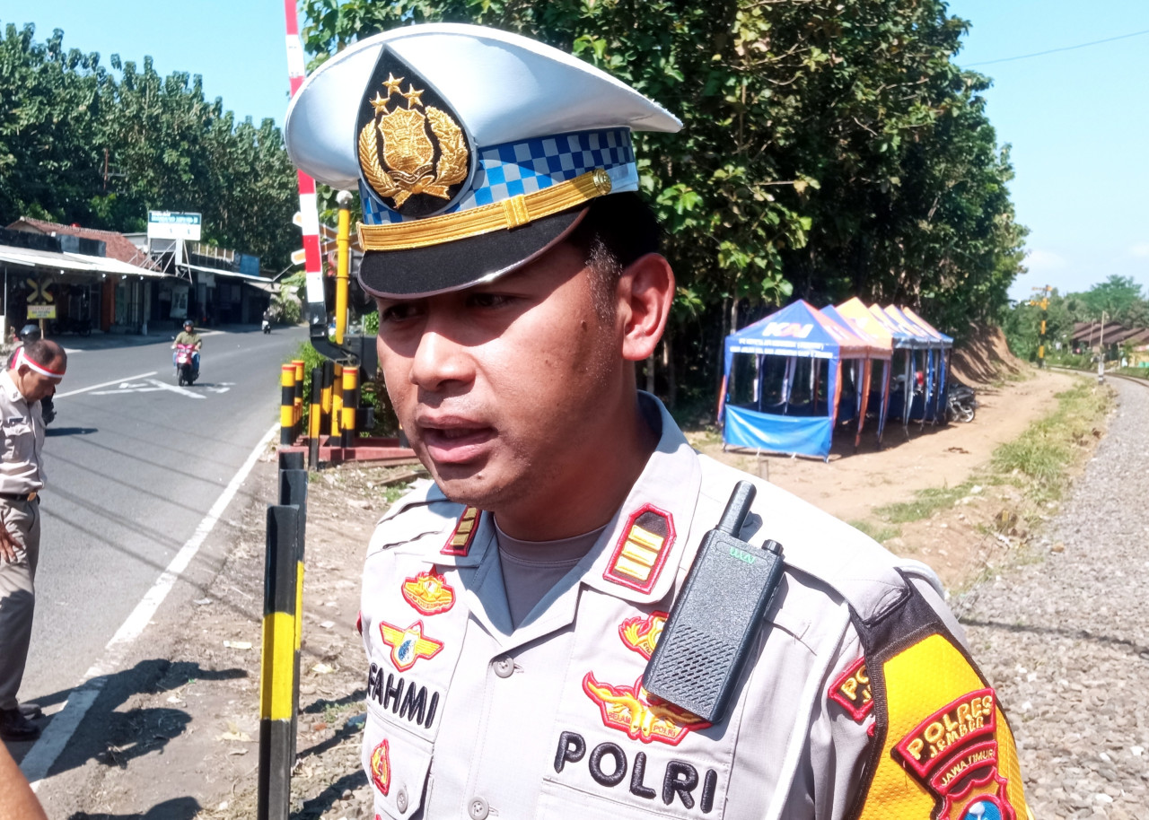 Kasatlantas Polres Jember AKP Achmad Fahmi Adiatma (Foto:/jatimnow.com Sugianto)