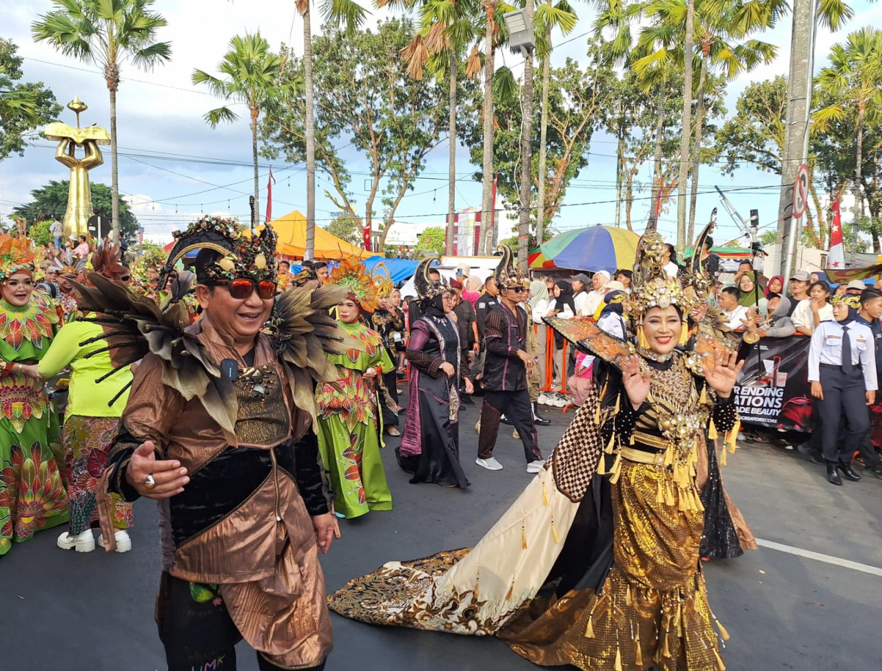 Kajati Jatim bersama Bupati Jember jadi peserta JFC (Foto: Sugianto/jatimnow.com)