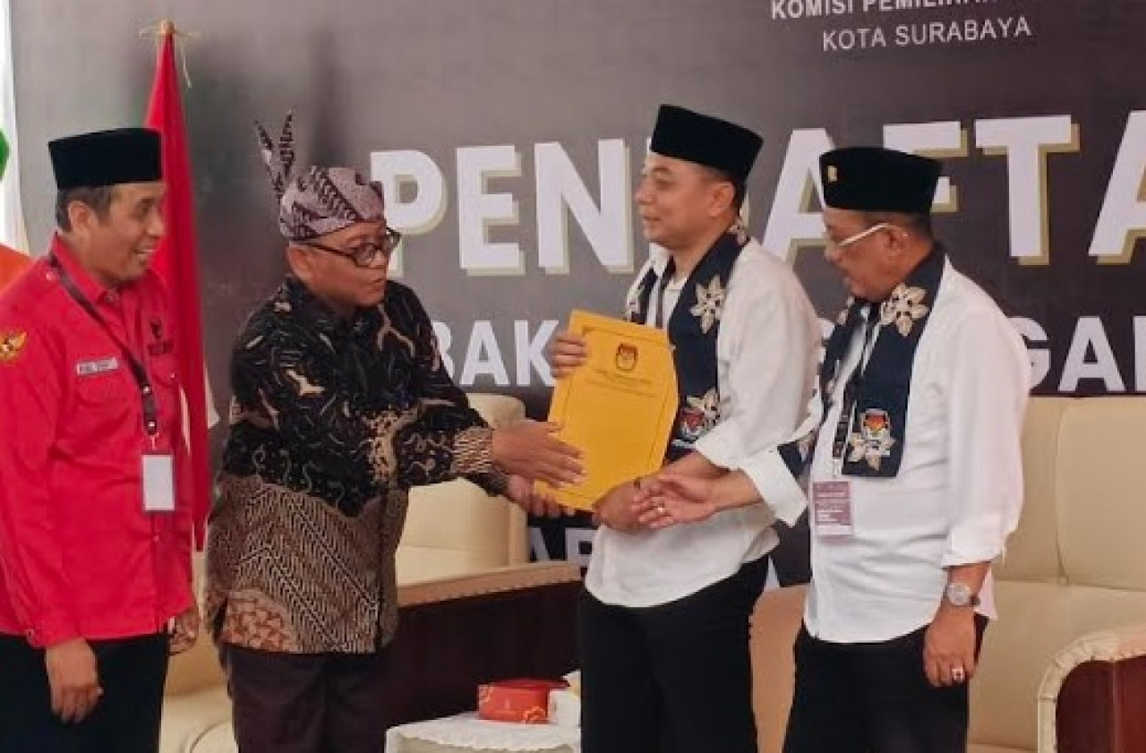 Potensi Eri - Armuji Lawan Kotak Kosong, KPU Surabaya: Tunggu PKPU dan Juknis