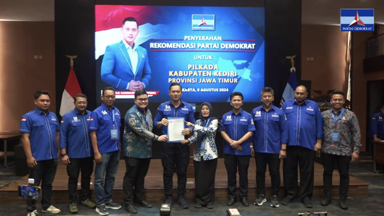 Demokrat Resmi Usung Mas Dhito-Mbak Dewi di Pilbup Kediri 2024