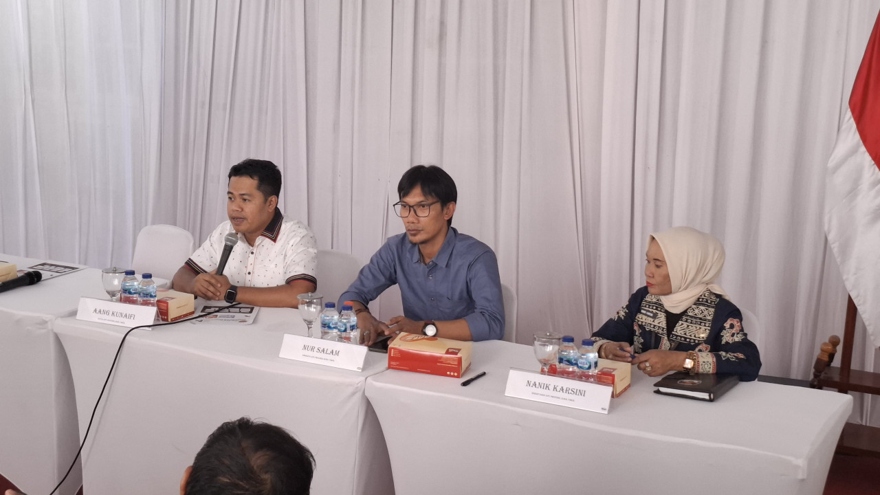 Media Briefing di KPU Jatim (foto: Ni'am Kurniawan/jatimnow.com)