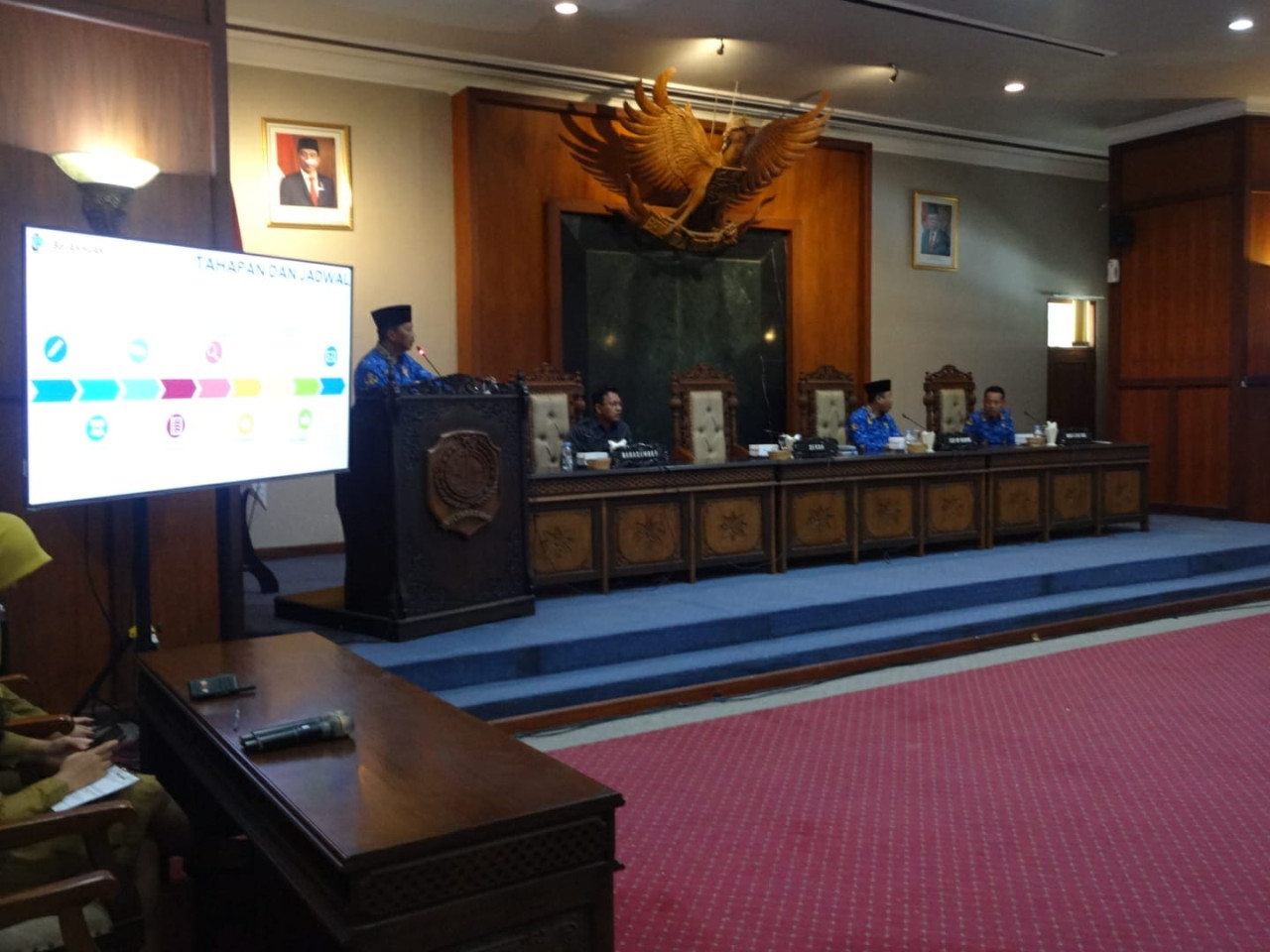 ASN di Tulungagung saat mengikuti sosialisasi netralitas. (Foto: Bramanta Pamungkas/jatimnow.com)