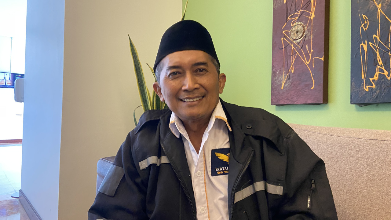 Jubir Koalisi Nonparlemen, Pahlevi Yudi Setiawan. (Foto: Yanuar Dedy/jatimnow.com)