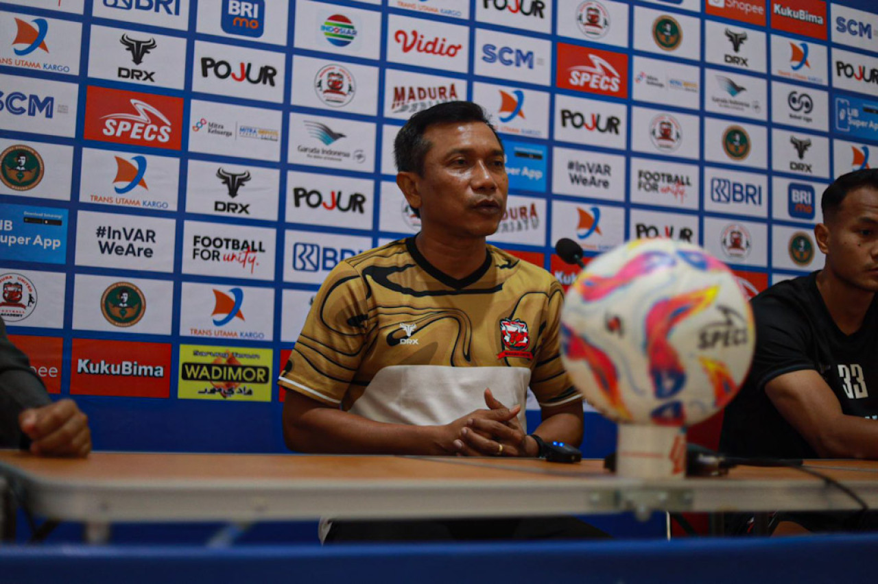 Pelatih Madura United, Widodo Cahyono Putro. (Foto: PT LIB)