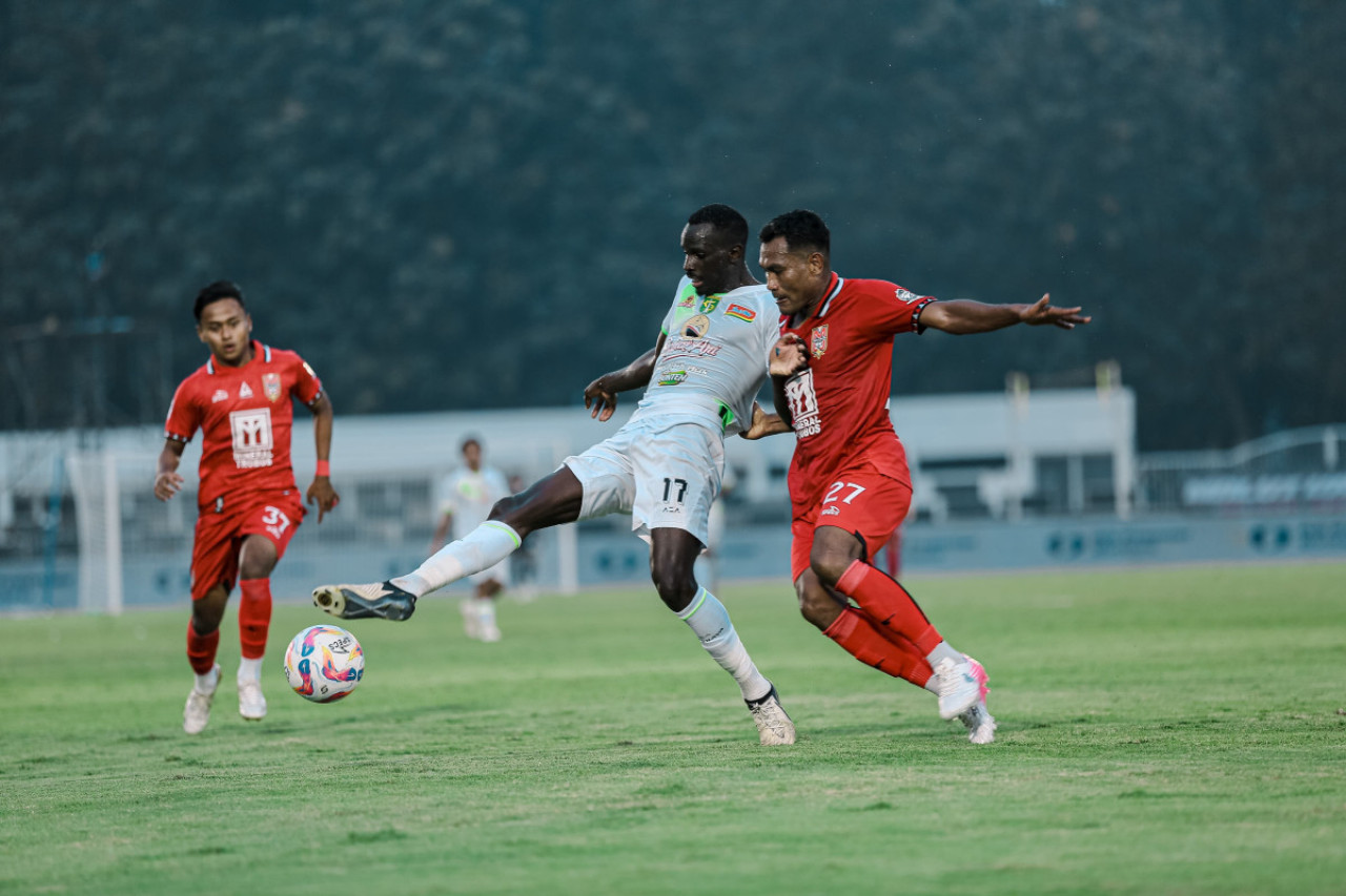Persebaya Surabaya vs Malut United. (Foto: Persebaya Surabaya/jatimnow.com)