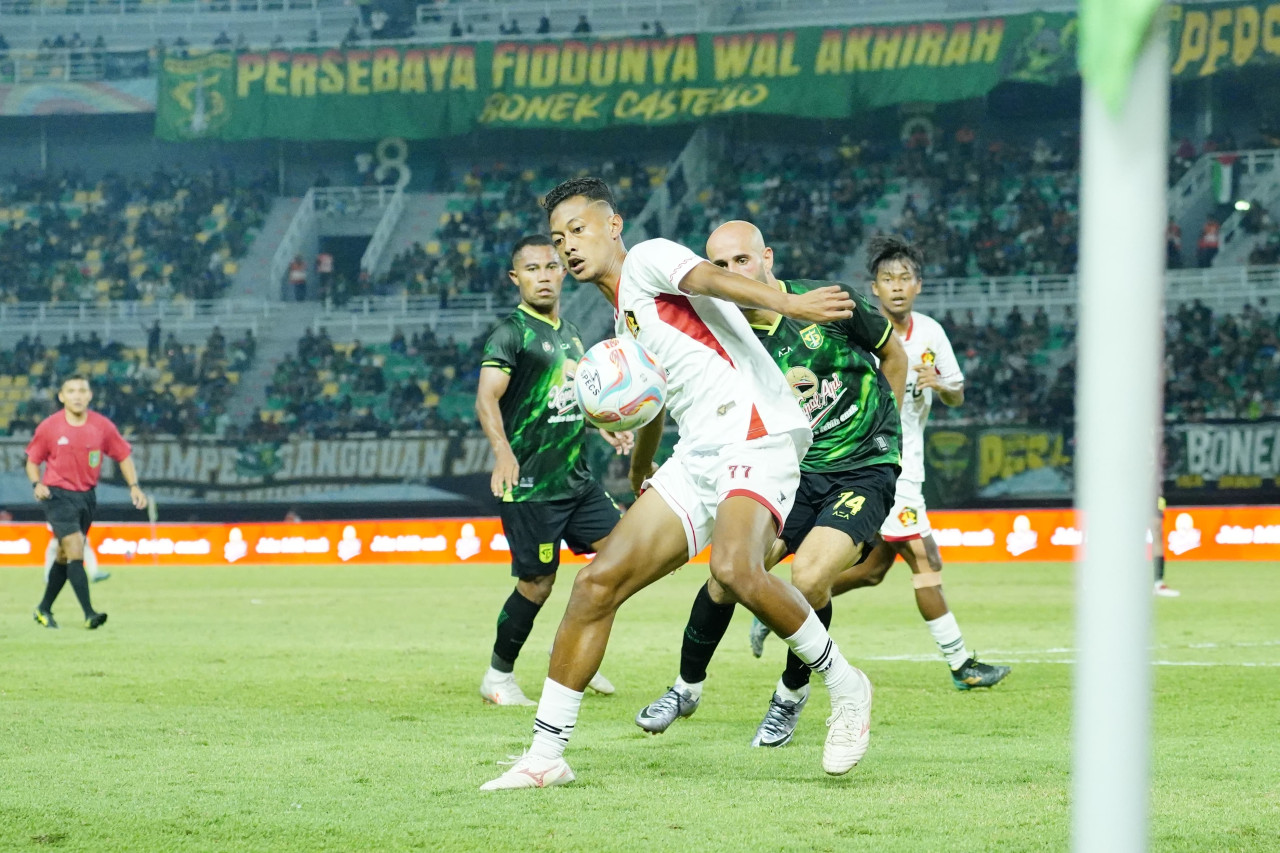 Persik Kediri saat melawan Persebaya Surabaya. (Foto: Persik Kediri/jatimnow.com)