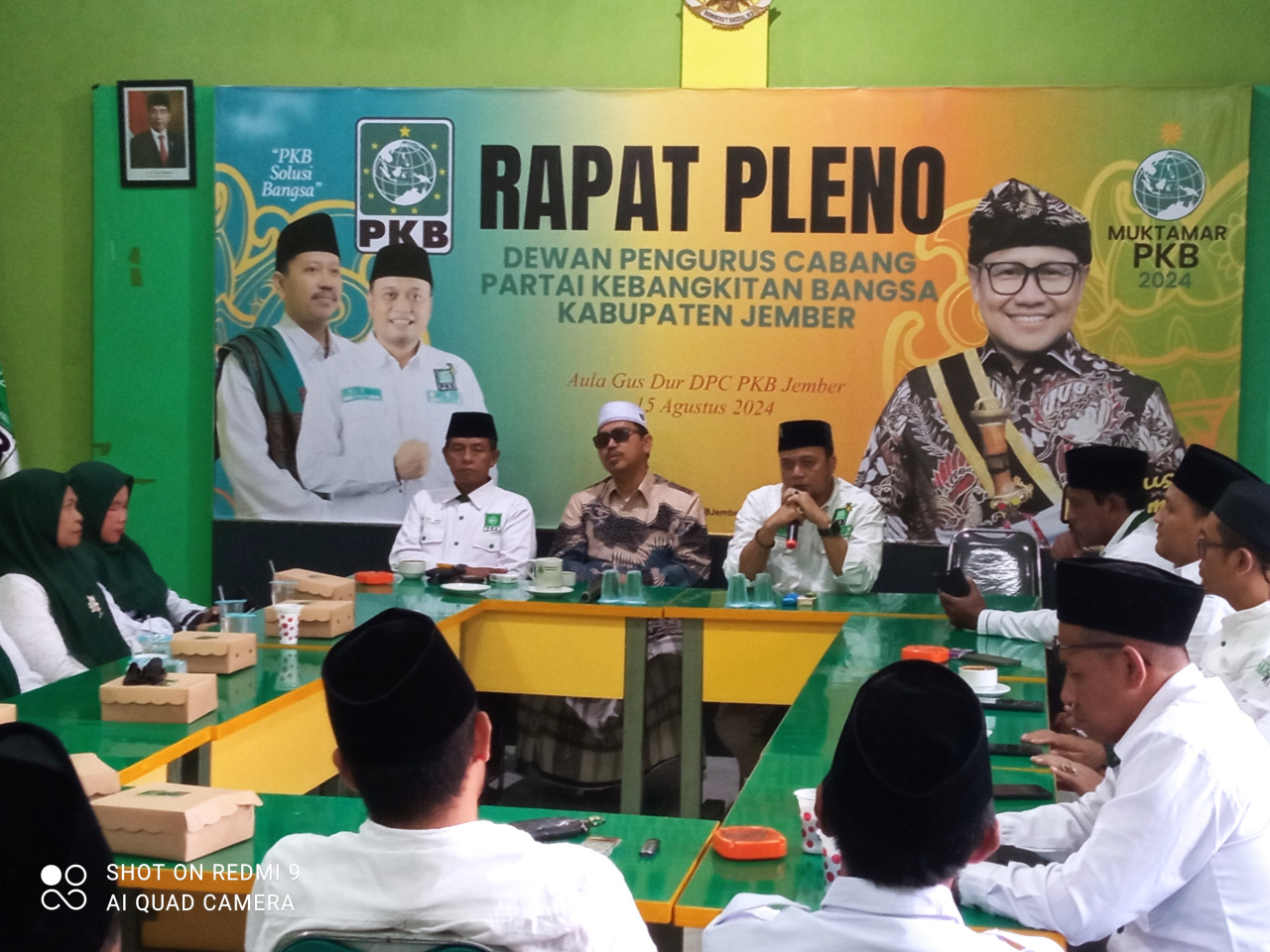 Rapat Pleno Partai Kebangkitan Bangsa (PKB) Jember (Foto: Sugianto/jatimnow.com)