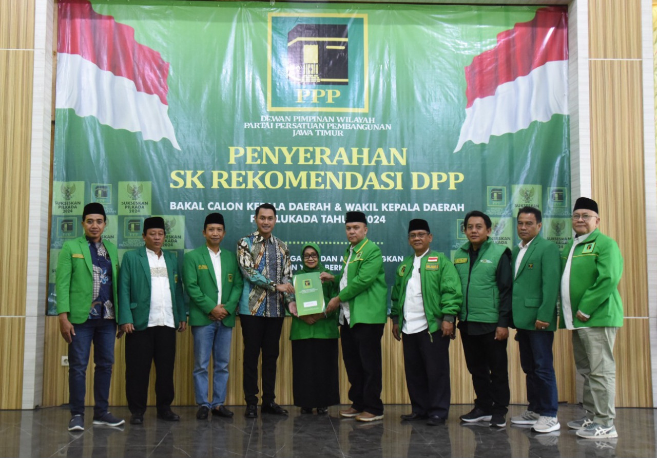 PPP serahkan rekom untuk Bacakada di Jatim. (Foto: Ni’am Kurniawan/jatimnow.com)