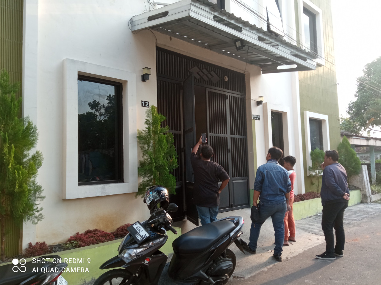 Rumah kos milik ED di Jember. (Foto: Sugianto/jatimnow.com)