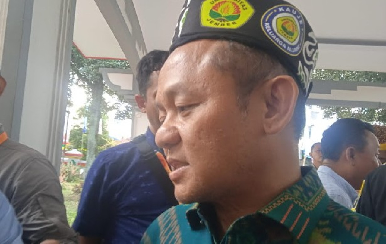 Ketua Umum Sarmuji saat menghadiri Munas Kauje (Foto: Sugianto/jatimnow.com)
