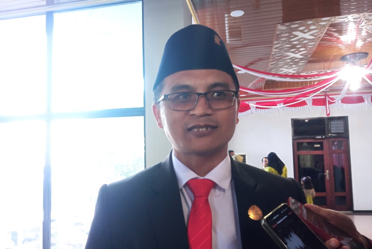 Sekretaris DPC PDIP Jember Widarto. (Foto: Sugianto/jatimnow.com)