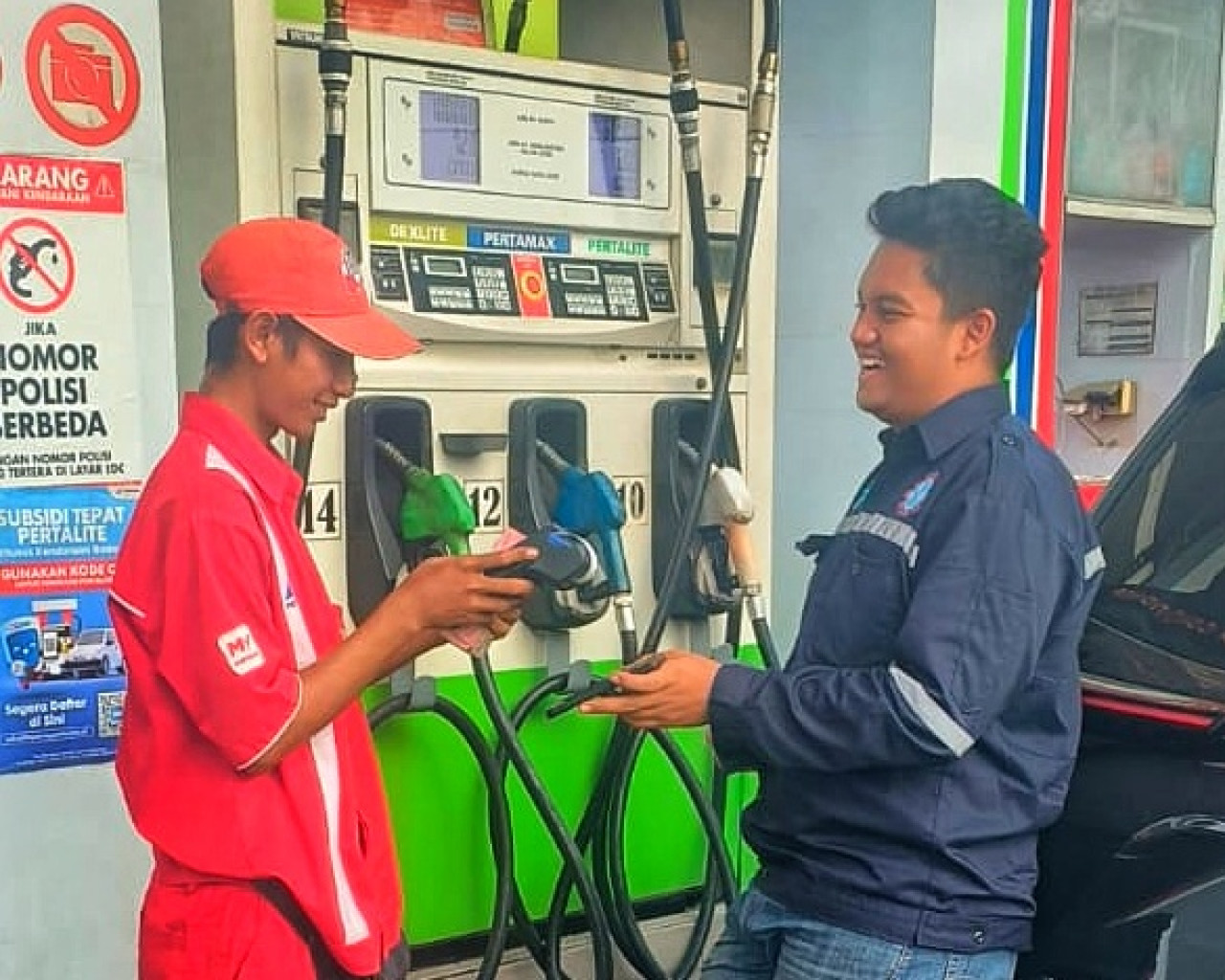 SPBU Tanggulangin Sidoarjo. (Foto: Ahaddiini HM/jatimnow.com)