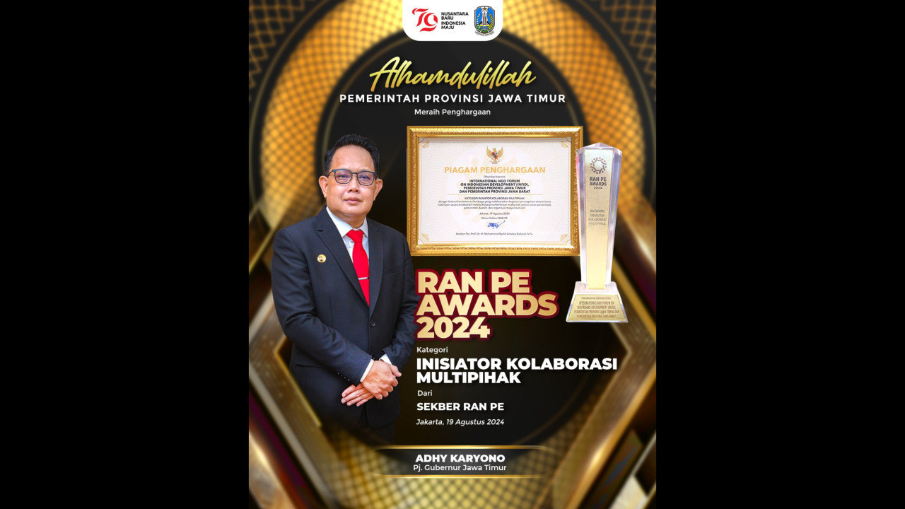 Serius Tangani Terorisme, Jatim Pertahankan Predikat RAN PE Award