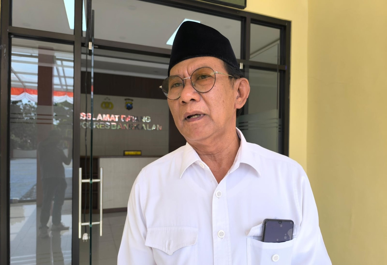 Ulama Bangkalan, KH Mondir Rofi'i. (Foto: Fathor Rahman/jatimnow.com)