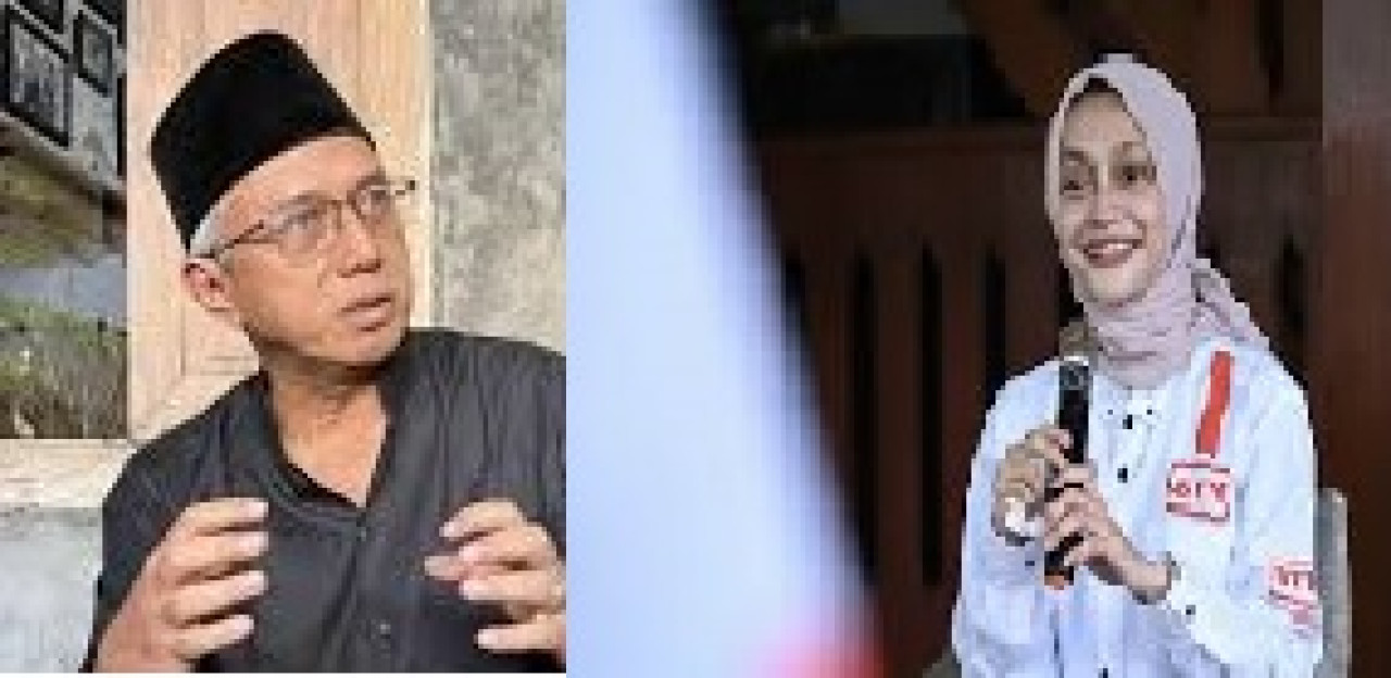 Vinanda Prameswati dan Gus Qowim. (Foto: dok jatimnow.com)