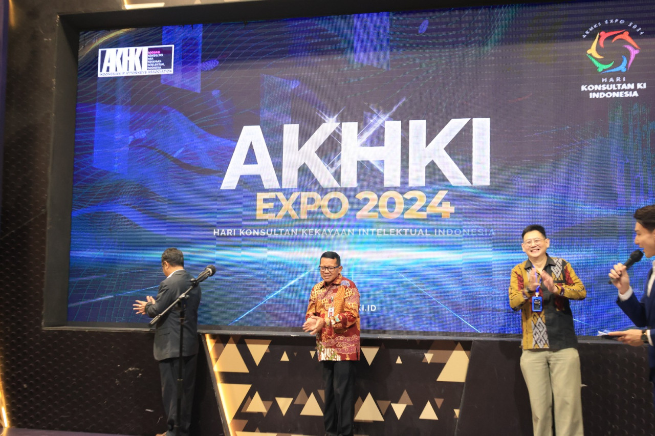 pembukaan Perkumpulan Konsultan Kekayaan Intelektual Indonesia (AKHKI) Expo 2024. (Foto: Humas Kanwil Kemenkumham for jatimnow.com))