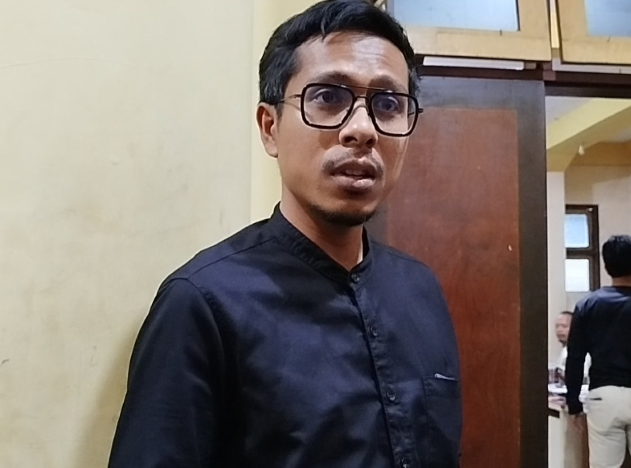 Anggota Klinik Konsultasi Bantuan Hukum UTM, Ibnu Fajar. (Foto: Fathor Rahman/jatimnow.com)