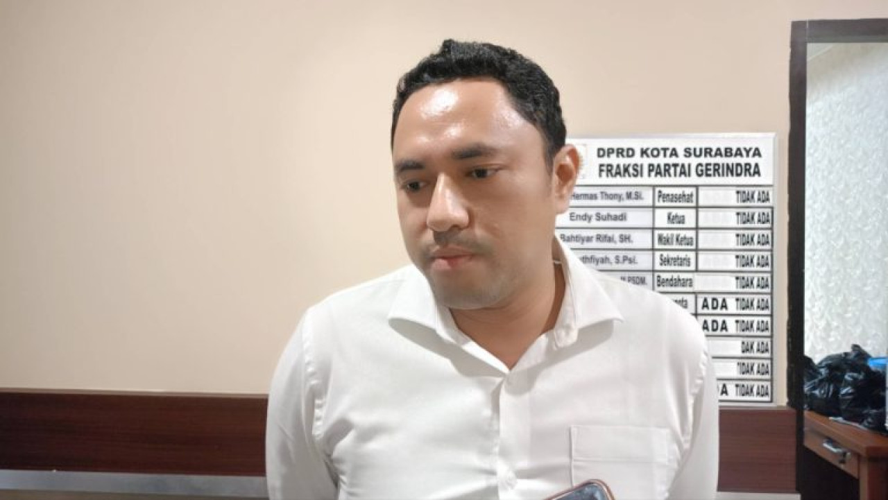 Pimpinan sementara DPRD Surabaya Bahtiyar Rifai. (Foto: Ni’am Kurniawan/jatimnow.com)