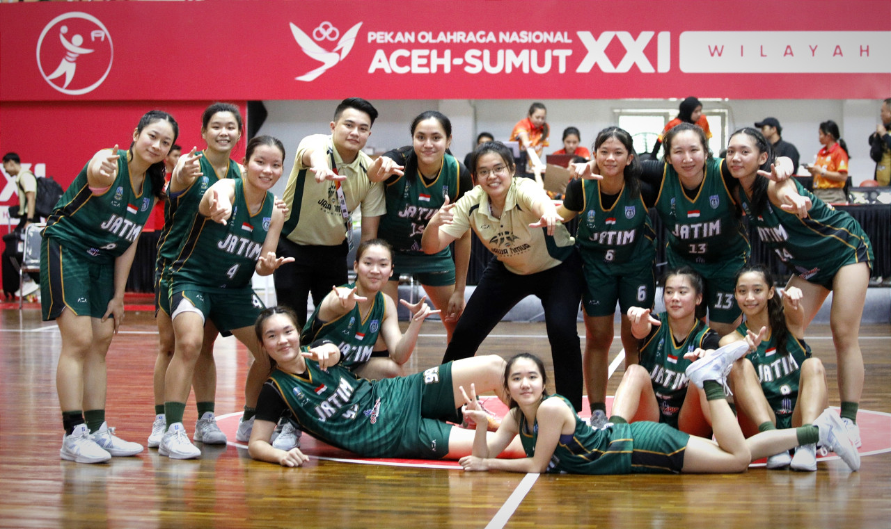 Tim Basket Putri Jatim Kalahkan DKI Jakarta di PON XXI Aceh-Sumut