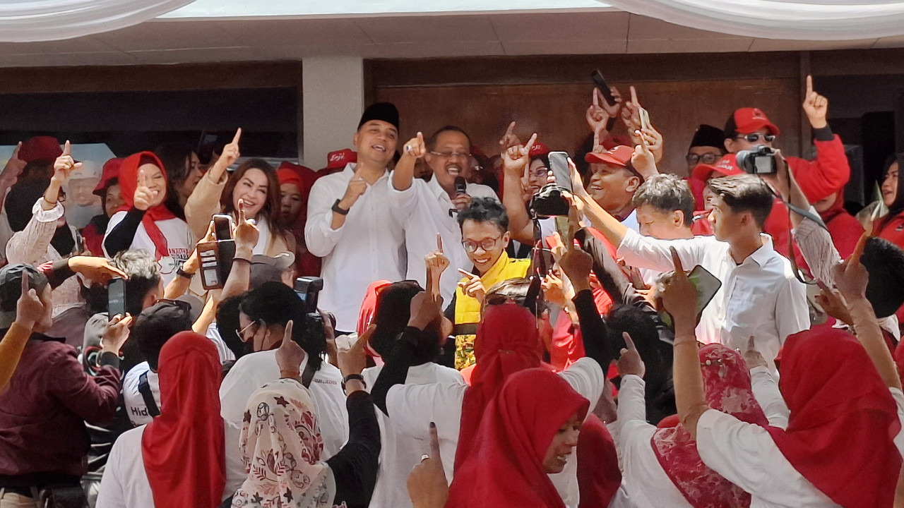 ErJi Resmikan Basecamp Pemenangan di Jalan Kartini Surabaya