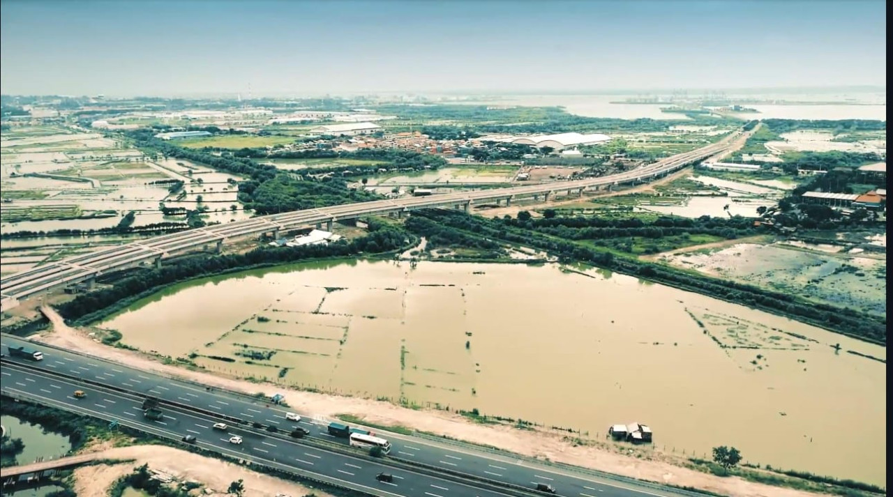 Flyover Terminal Teluk Lamong. (Foto: Humas Pelindo Regional 3)