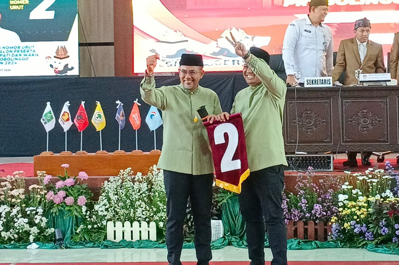 Dapat Nomor 2 di Pilbup Probolinggo, Gus Haris: Oke Gass