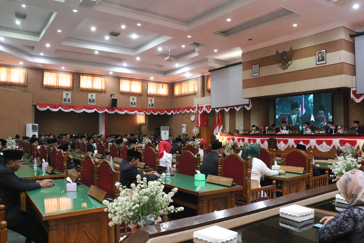 Ilustrasi. Suasana paripurna di DPRD Ponorogo. (Foto: Humas DPRD Ponorogo)