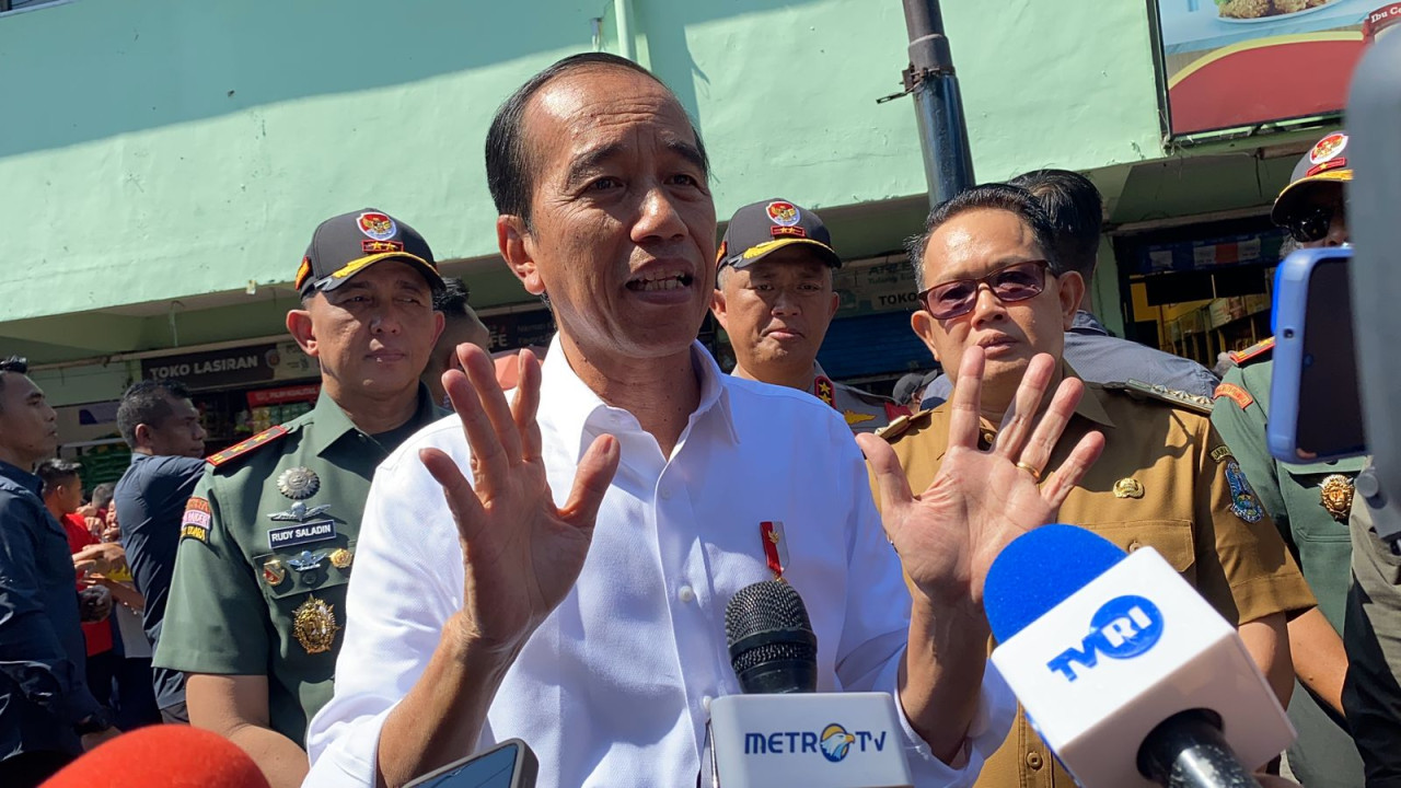 Presiden Jokowi saat Kunker di Surabaya (foto: Ni'am Kurniawan/jatimnow.com)