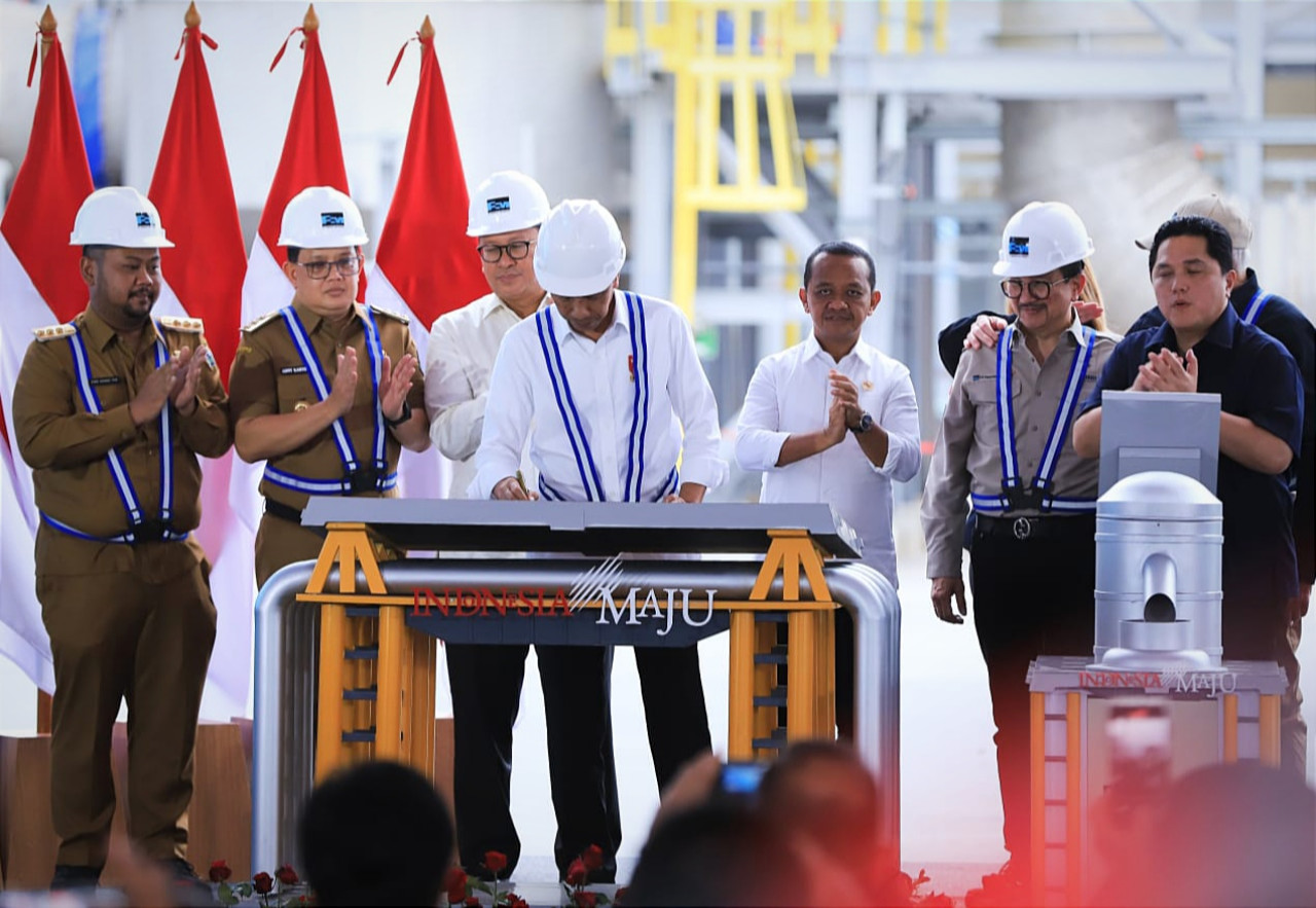 Presiden Jokowi Resmikan Smelter Freeport, Pj Gubernur: Dongkrak Ekonomi Jatim
