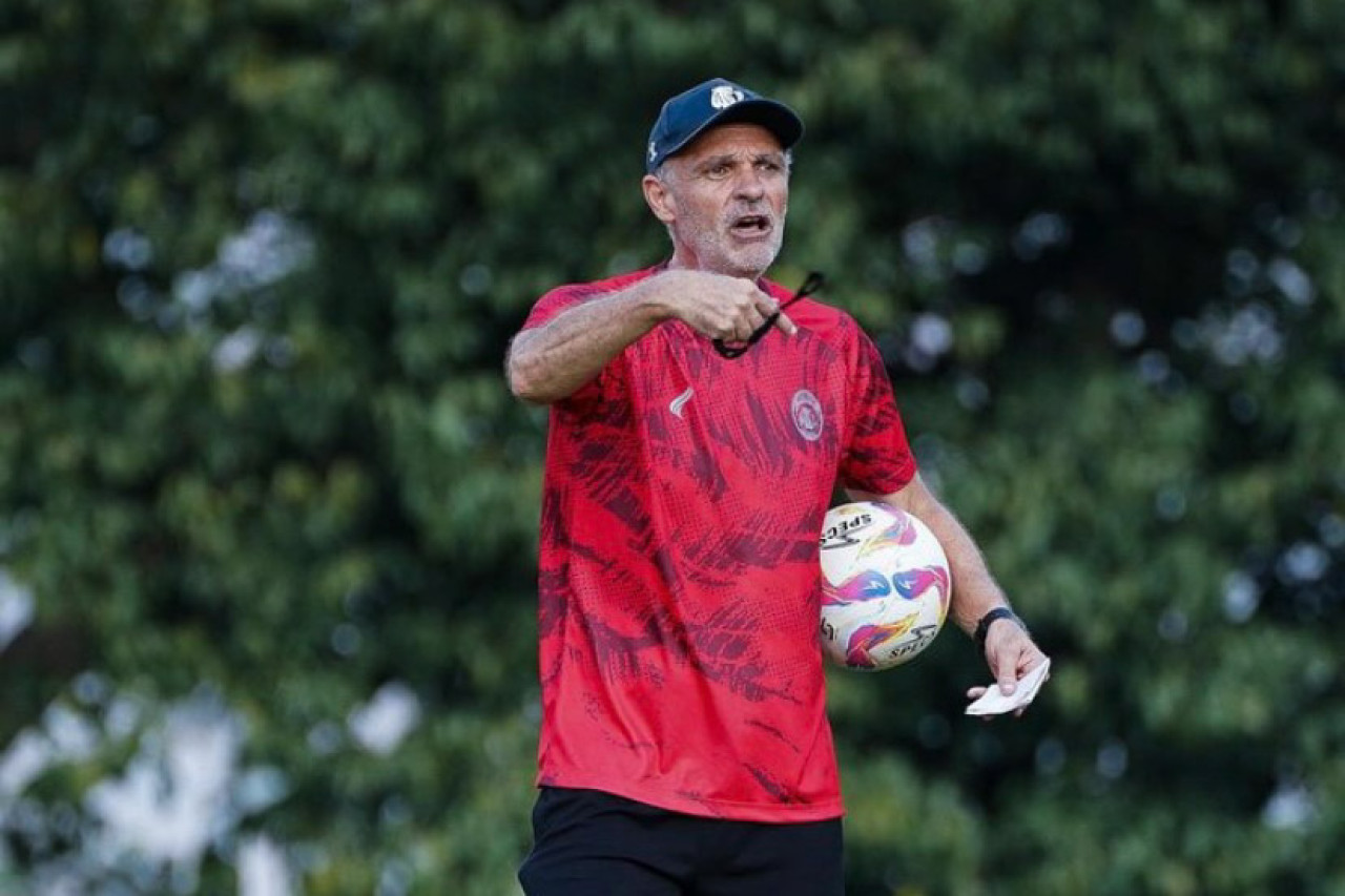 Pelatih Arema FC Joel Cornelli. (Foto: dok.  PT LIB)