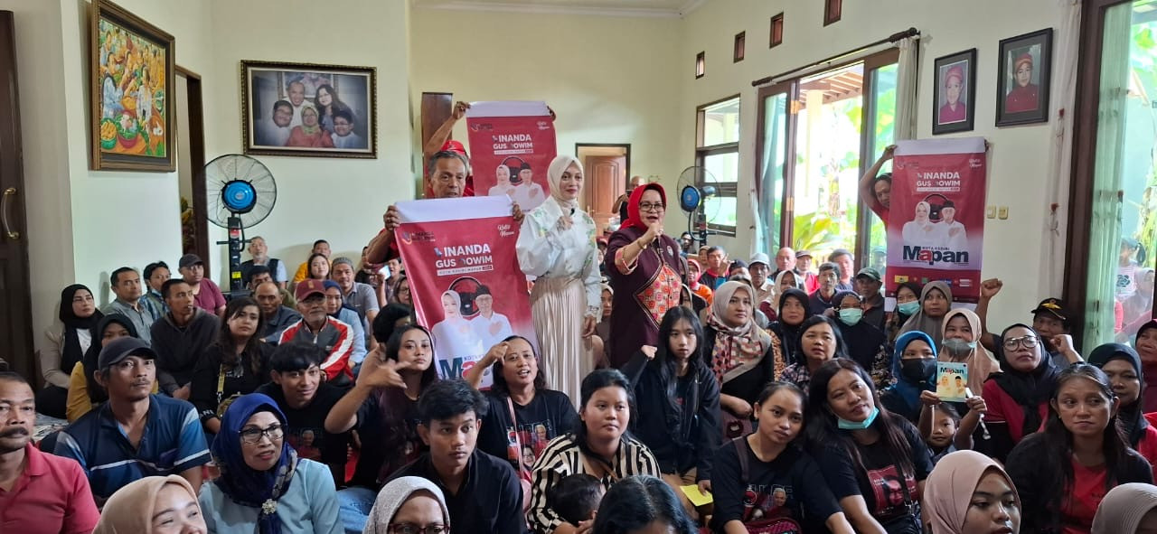 Konsolidasi pemenangan Vinanda-Gus Qowim. (Foto: PDIP Kota Kediri/jatimnow.com)