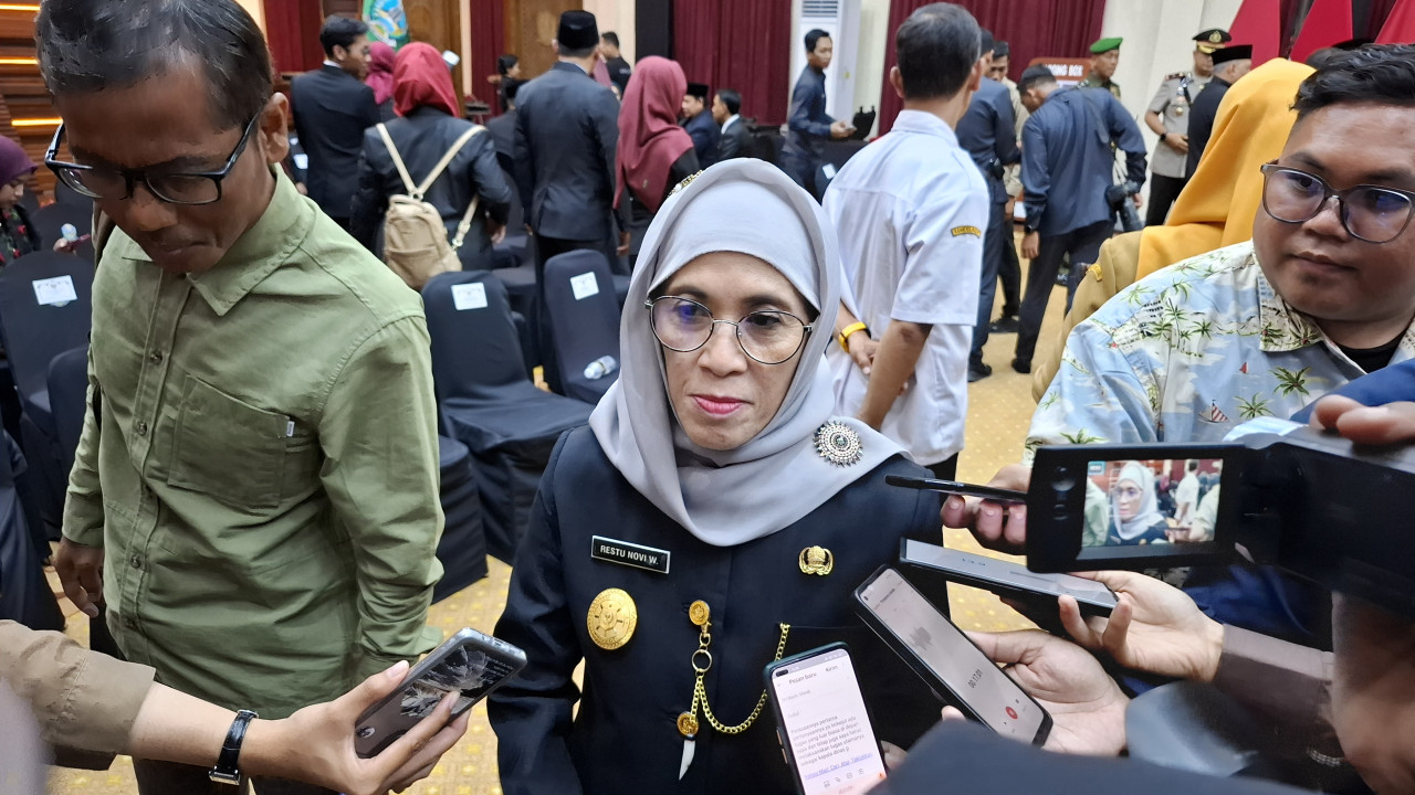 Penjabat Sementara Wali Kota Surahaya Restu Novi Widiani (foto: Ni'am Kurniawan/jatimnow.com)