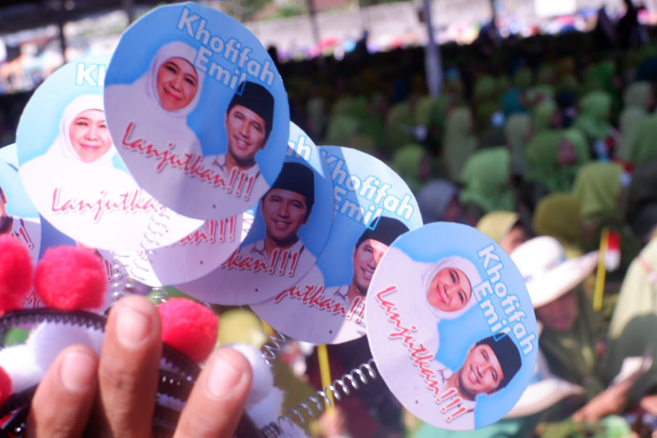 Khofifah Indar Parawansa saat hadir di acara Harlah Muslimat di Tulungagung. (Foto: Bramanta Pamungkas/jatimnow.com)